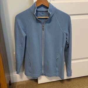 Tommy Bahama Light Blue Zip-Up Jacket
